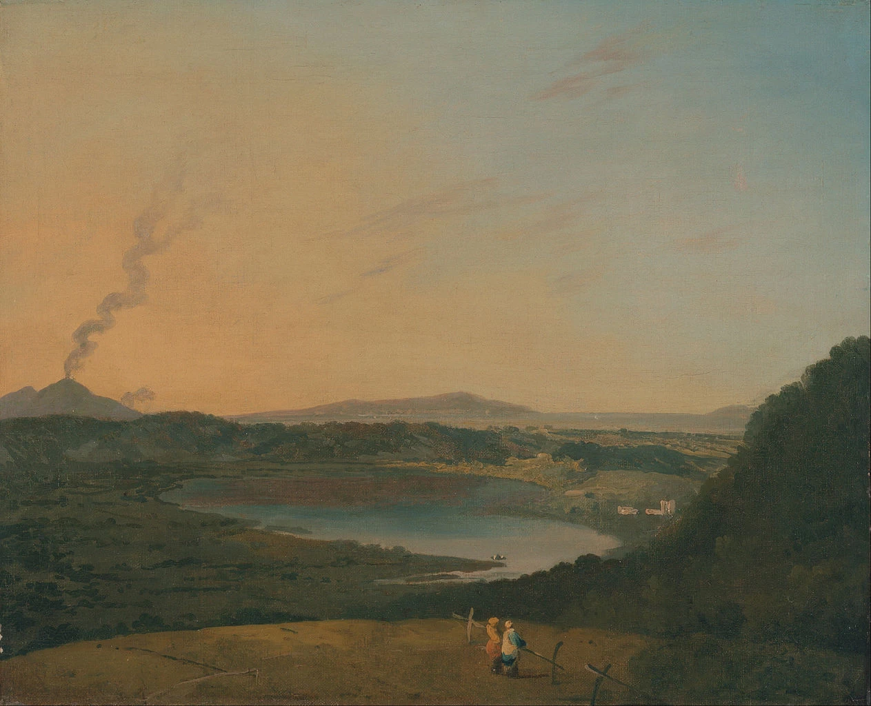 Lago d'Agnano con il Vesuvio - Yale Center for British Art